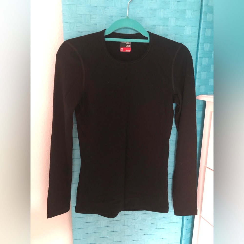 Icebreaker merino wool women’s base layer, XS